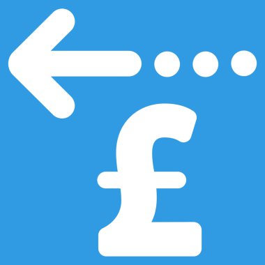 Düz vektör simgesi simgesi Lirası iade