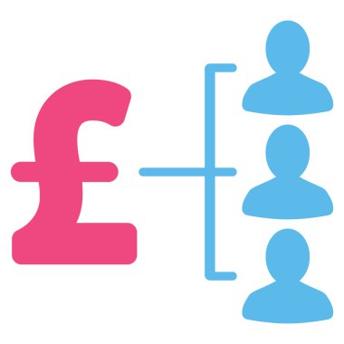 Vektör simgesi simgesi Lirası alıcılar düz