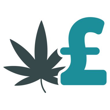 Esrar Lirası iş düz vektör simgesi simgesi