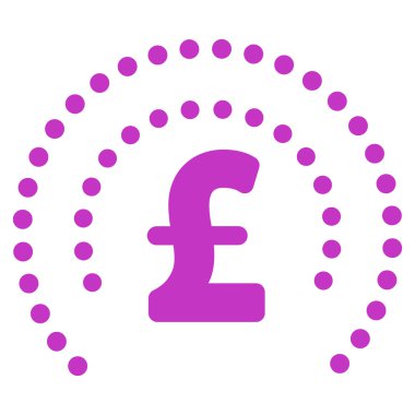 Lirası küre kalkan düz vektör simgesi simgesi