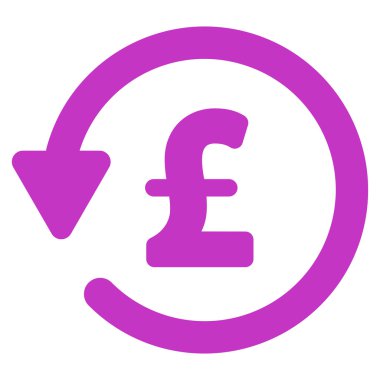 Lirası indirim düz vektör simgesi simgesi