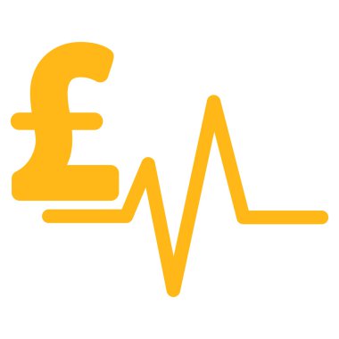 Lirası darbe düz vektör simgesi simgesi