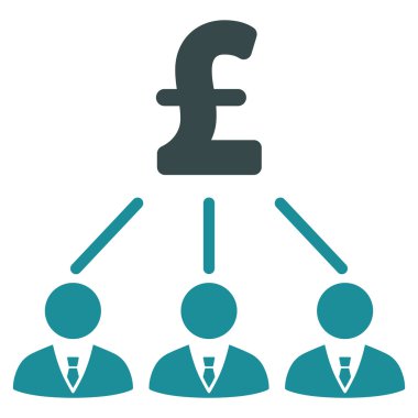 Vektör simgesi simgesi Lirası hissedarlar düz