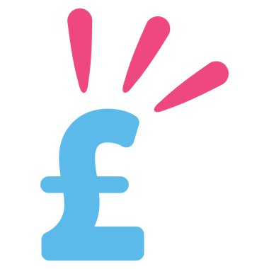 Lirası Parlatıcı düz vektör simgesi simgesi