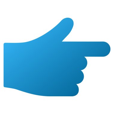 El dizin İşaretçiyi degrade Raster simgesi