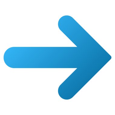 Degrade vektör simgesi sağ ok