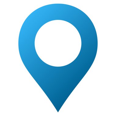 Harita işaretleyici degrade Raster simgesi