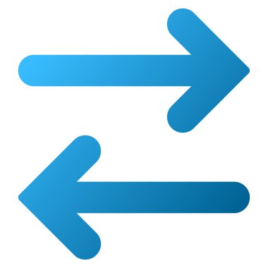 Yatay degrade Raster simgesi ters çevir