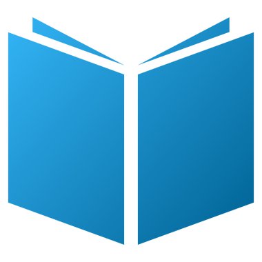 Açık kitap degrade Raster simgesi