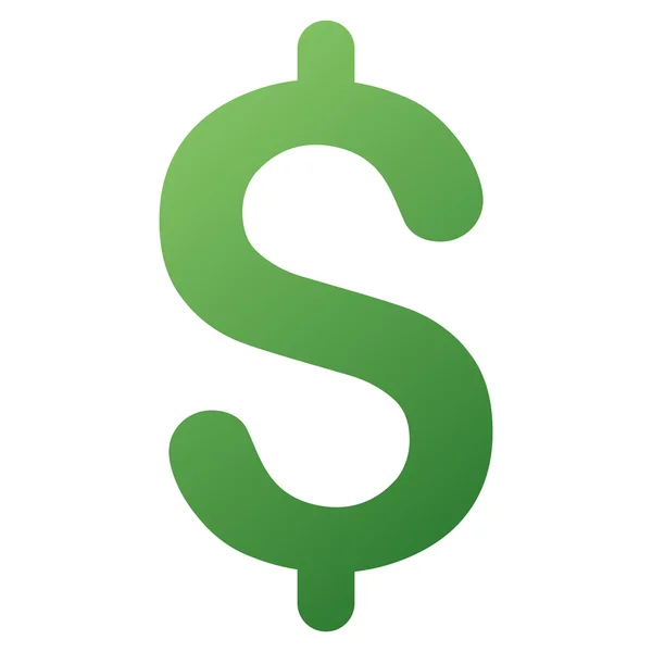 Ikona přechodu rastrové dolar — Stock fotografie