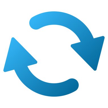 Degrade vektör simge Yenile