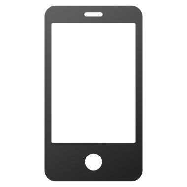 Smartphone degrade vektör simgesi