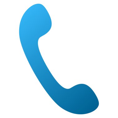 Telefon degrade vektör simgesi