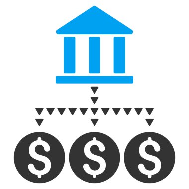 Banka yapısı düz Raster sembolü