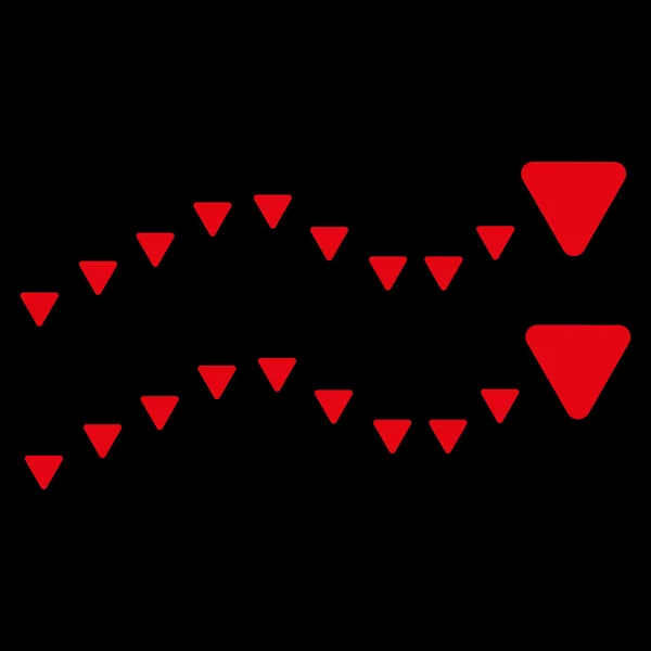 点線の動向フラット ベクトル記号 — ストックベクタ