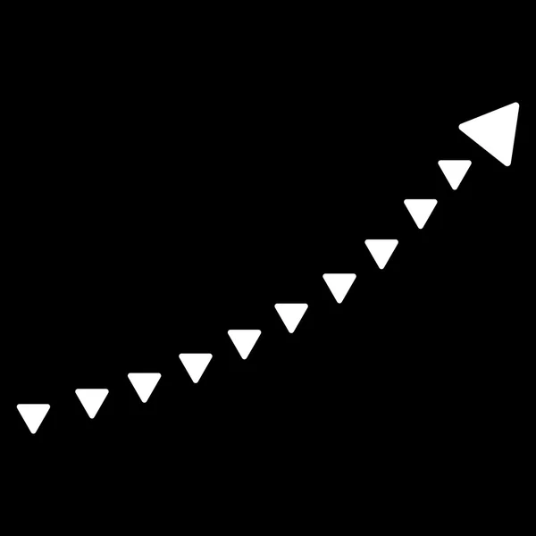 Плямистий тренд зростання плоский векторний символ — стоковий вектор