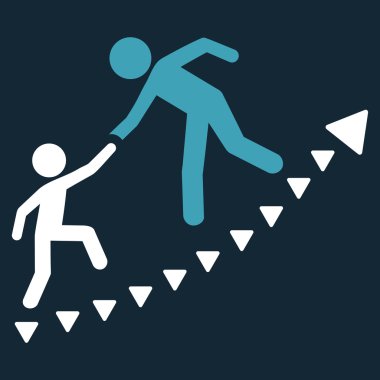 Eğitim ilerleme düz vektör simgesi