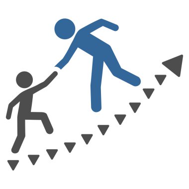 Eğitim ilerleme düz vektör simgesi