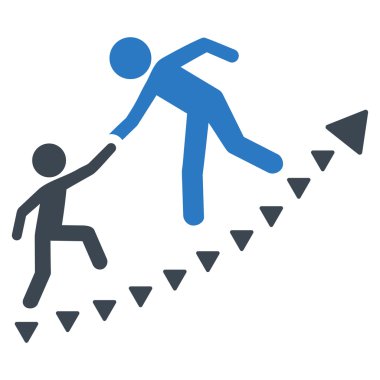 Eğitim ilerleme düz vektör simgesi