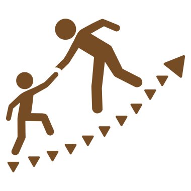 Eğitim ilerleme düz vektör simgesi