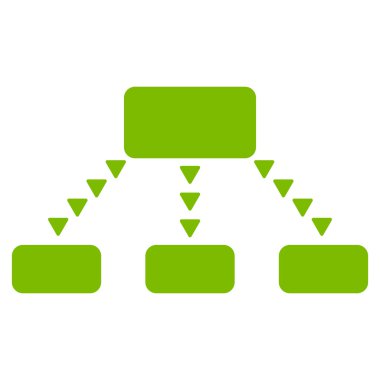 Noktalı düzeni düz vektör simgesi