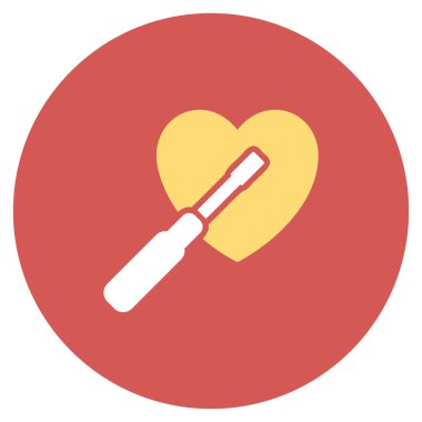 Kalp düz simge ayarlama