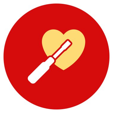 Kalp düz simge ayarlama