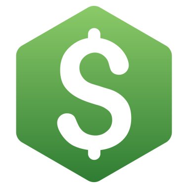 Finans degrade glif simgesi