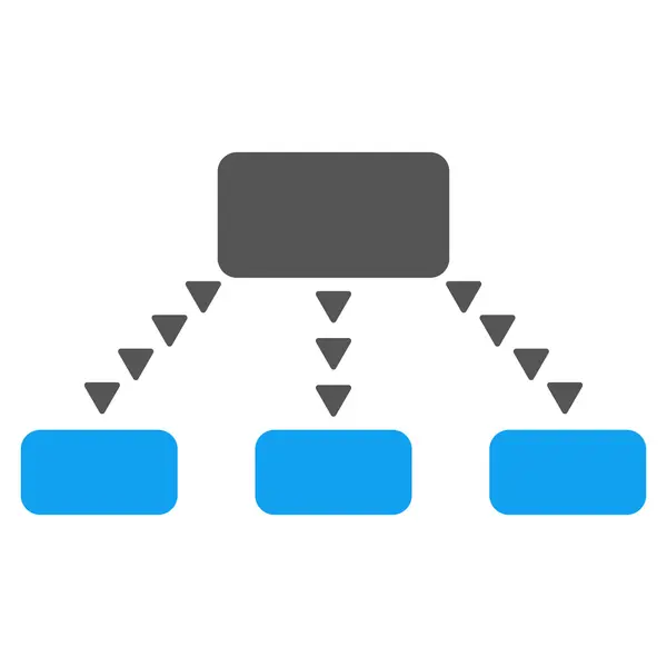 Gepunktetes Schema flaches Vektorsymbol — Stockvektor