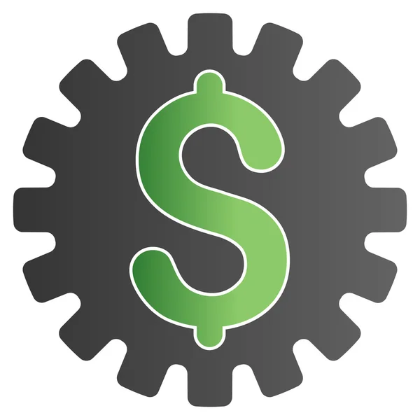 지불 구성 그라데이션 문자 모양 아이콘 — 스톡 사진