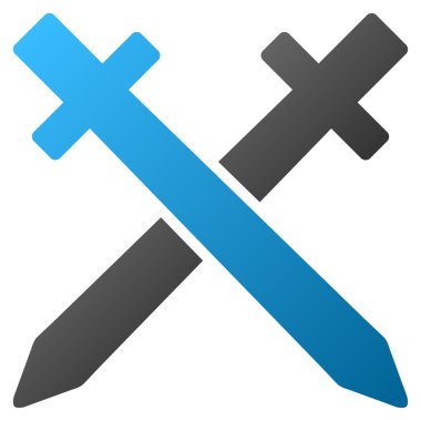 Kılıç degrade glif simge geçiş