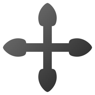 Oklar degrade glif simgesini genişletin