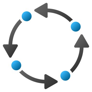 Degrade glif simgesini döndür
