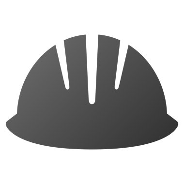 Builder Kask Gradyan Vektör Simgesi