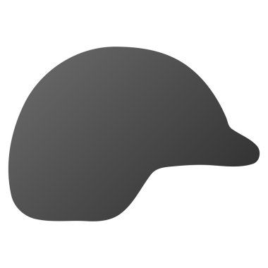 Motosiklet kask degrade vektör simgesi