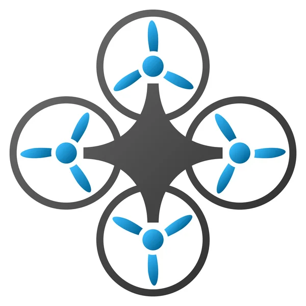Векторная икона воздушного дрона — стоковый вектор