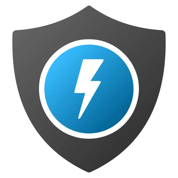 Elektrische Guard kleurovergang Vector Icon — Stockvector