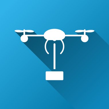 Helikopter sevk irsaliyesi degrade kare simgesi