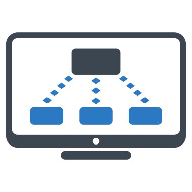 Hiyerarşi izleme glif araç çubuğu simgesi