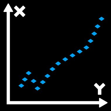 Noktalı fonksiyonu çizim vektör araç çubuğu simgesi