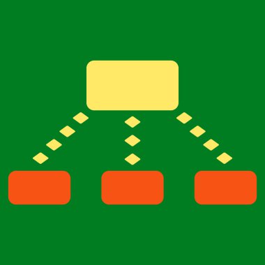 Noktalı düzeni vektör araç çubuğu simgesi