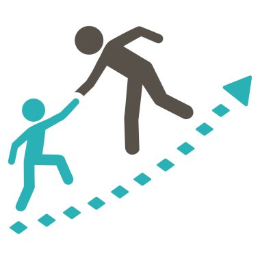 Eğitim ilerleme vektör araç çubuğu simgesi