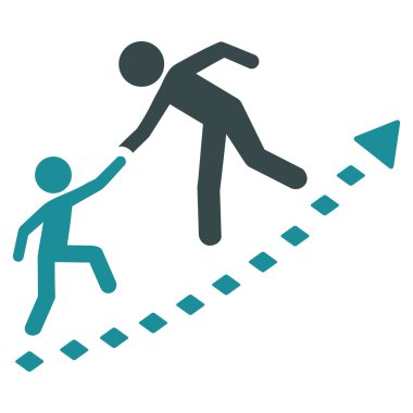 Eğitim ilerleme vektör araç çubuğu simgesi