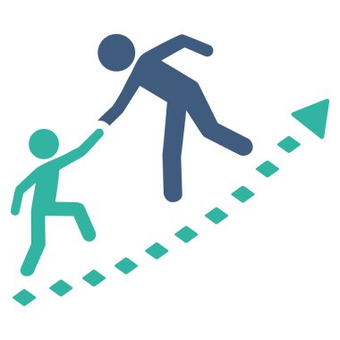 Eğitim ilerleme vektör araç çubuğu simgesi