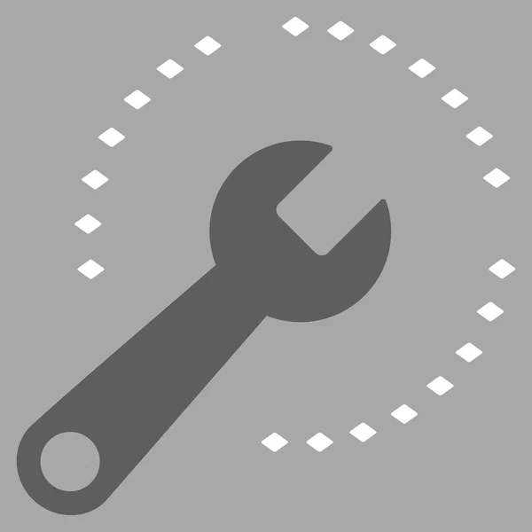 Configure Diagram Vector Toolbar Icon — Stock Vector
