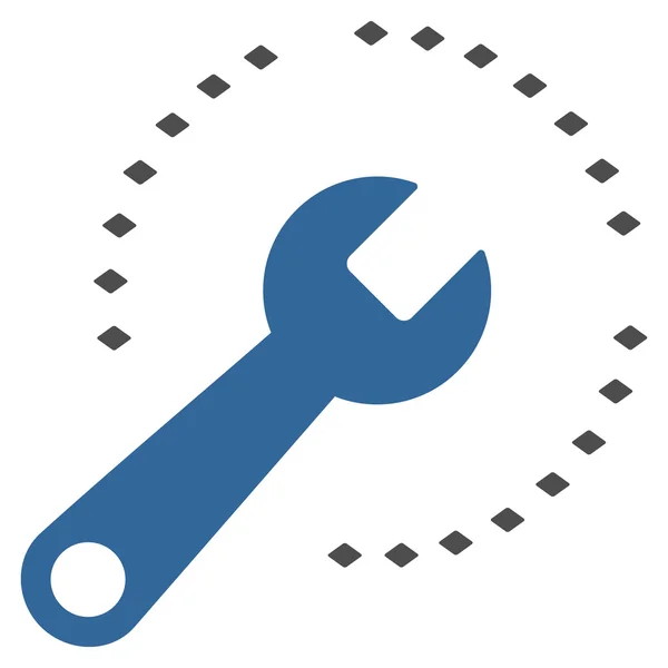 Configurar Diagrama Vector Toolbar Ícone — Vetor de Stock
