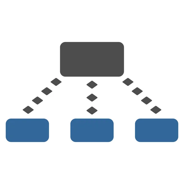 Gestippelde regeling Vector werkbalkpictogram — Stockvector