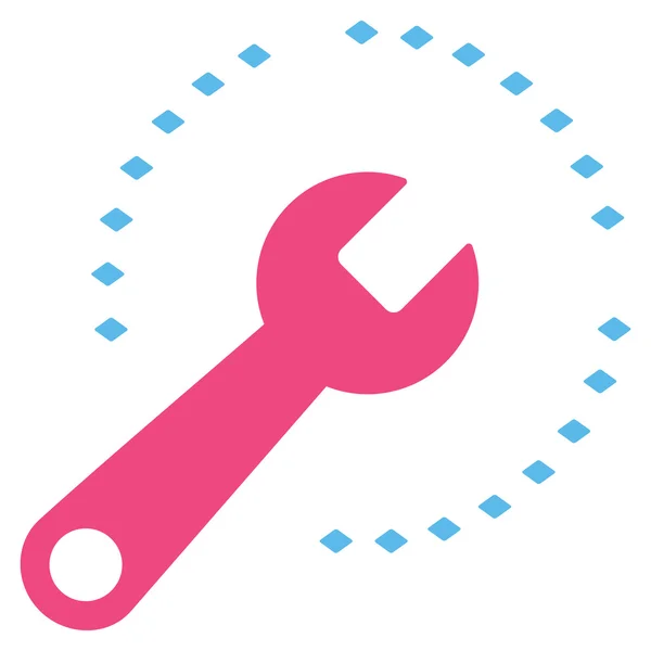 Configurar icono de barra de herramientas de vectores de diagrama — Archivo Imágenes Vectoriales
