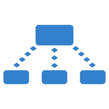 Noktalı düzeni vektör araç çubuğu simgesi