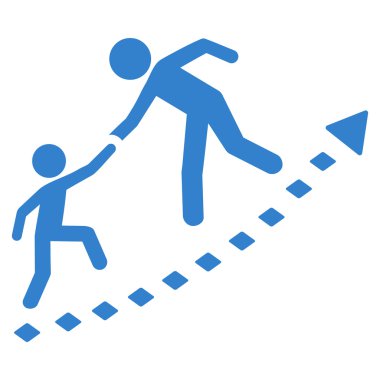 Eğitim ilerleme vektör araç çubuğu simgesi